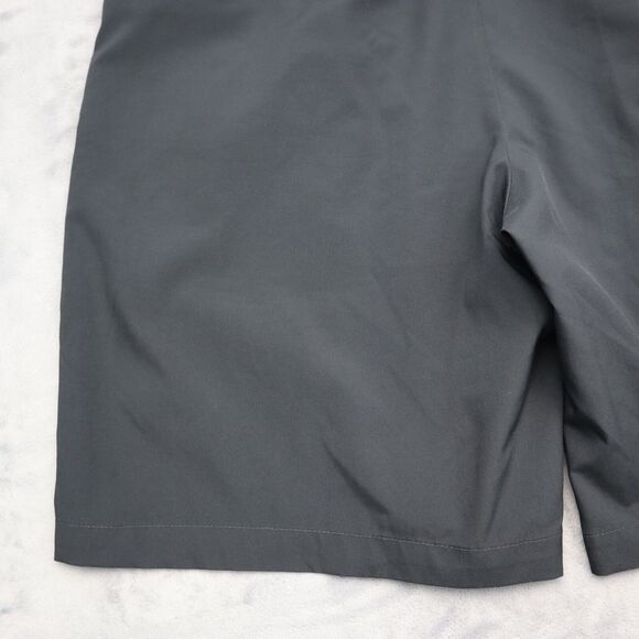 PGA Tour Shorts Mens 38 Black Chino Mid Rise Button Zip Polyester Pocket Pleated - Picture 14 of 15
